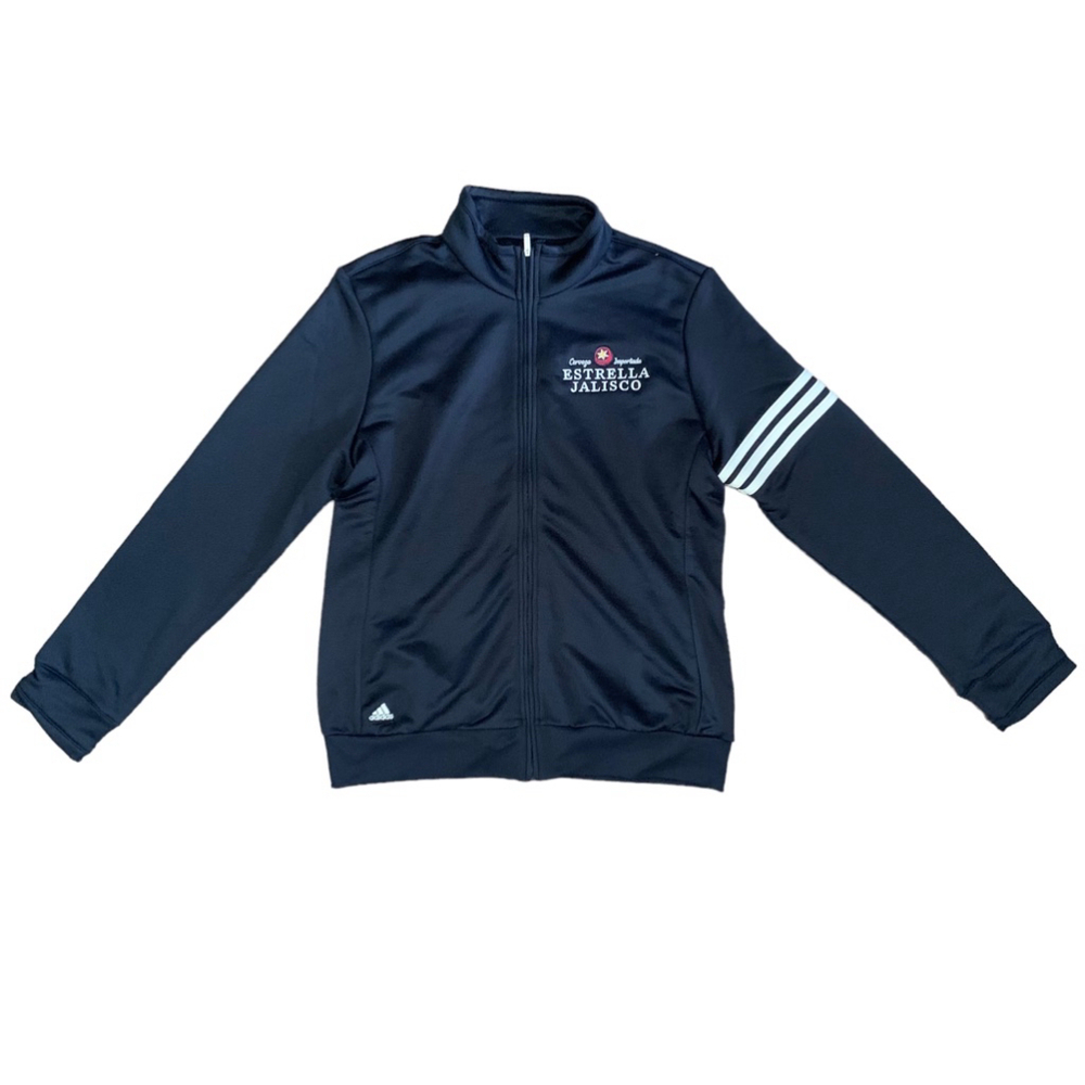 ADIDAS ESTRELLA JALISCO Navy Blue Climalite Full Zip Up‎ Jacket Women’s Large